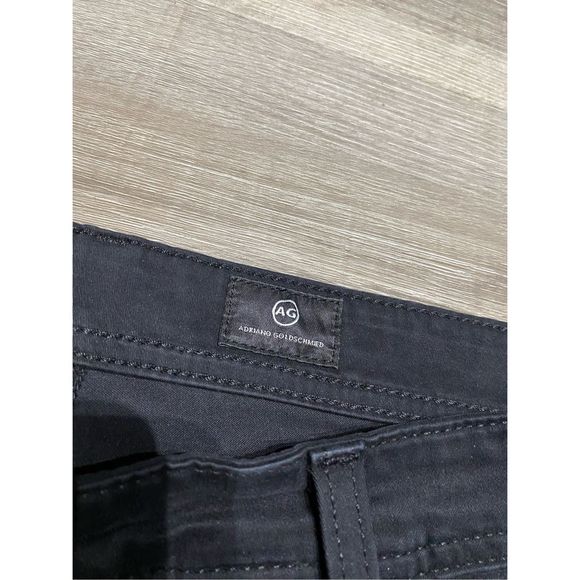 AG Everett SUD SUEDED SLIM STRAIGHT LEG Shadow Black Pants, Sz 38 x 36, MP $198 - Picture 4 of 13